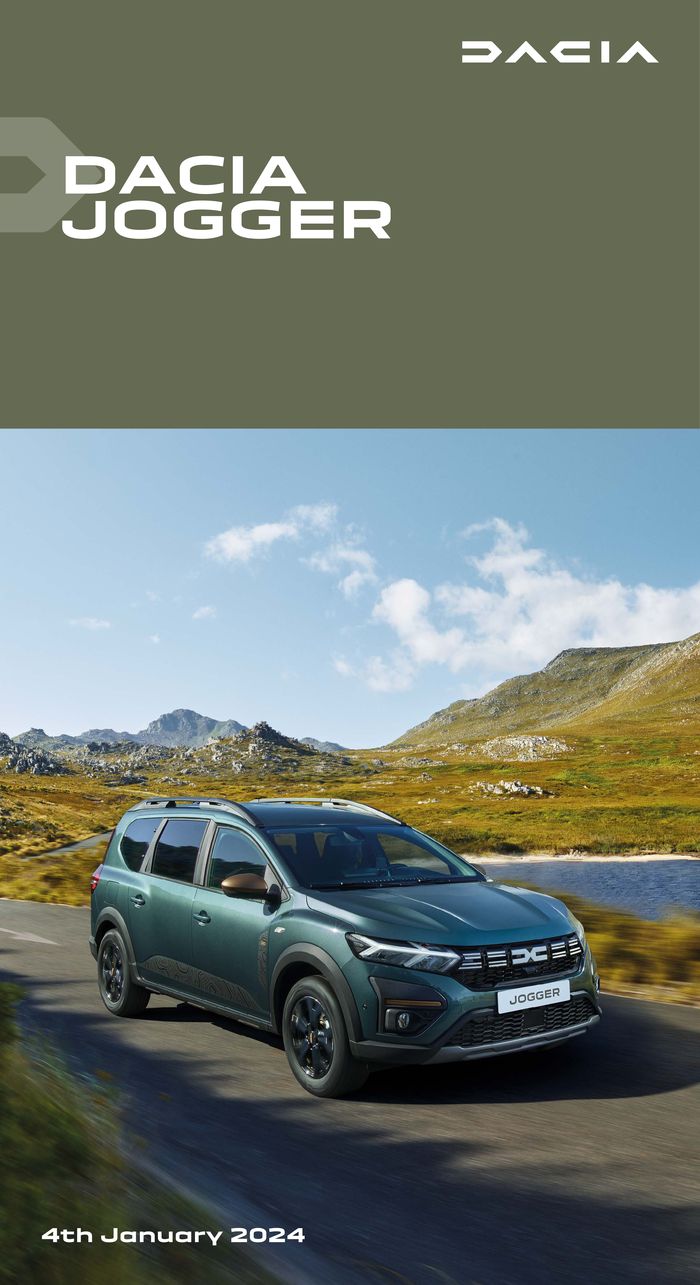Dacia Katalog | Dacia Jogger | 1.2.2024 - 1.2.2025