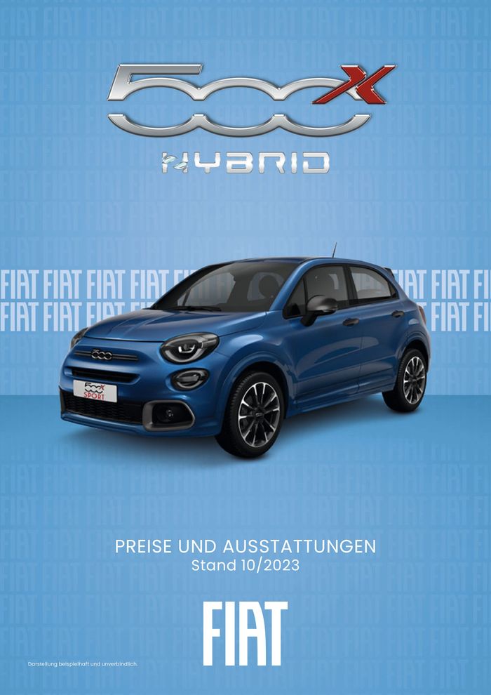 Fiat Katalog in Hagen | 500x Hybrid | 2.2.2024 - 2.2.2025