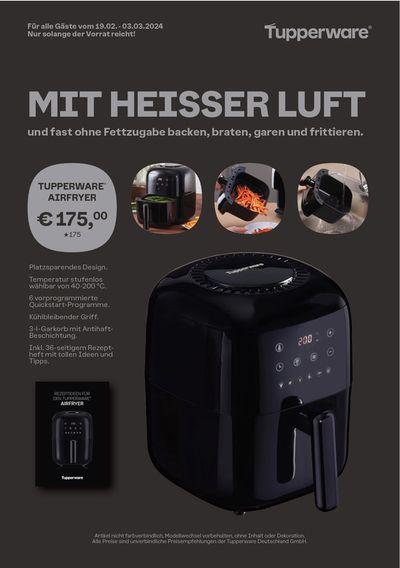 Angebote von Möbelhäuser in Berlin | MIT HEISSER LUFT in Tupperware | 19.2.2024 - 3.3.2024