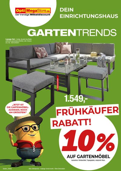 Angebote von Möbelhäuser in Uelzen | FRÜHKÄUFER RABATT! in Opti Wohnwelt | 19.2.2024 - 30.6.2024
