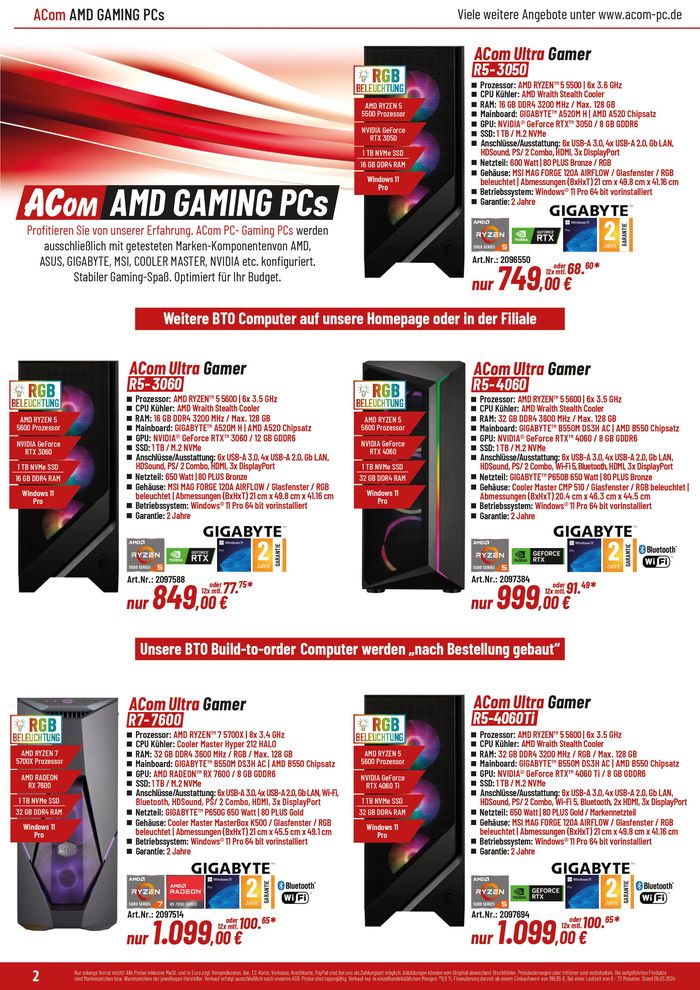 ACom PC Katalog in Berlin | Das Highlight-Magazin | 5.3.2024 - 31.3.2024