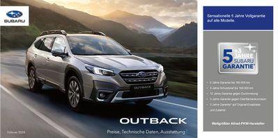 Subaru Katalog in Ludwigsburg | Outback | 7.3.2024 - 7.3.2025