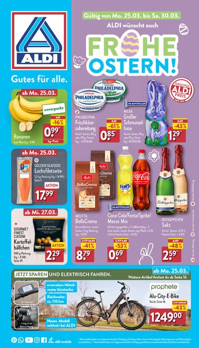 Angebote von Supermärkte in Unna | Aldi Nord flugblatt in Aldi Nord | 20.3.2024 - 3.4.2024