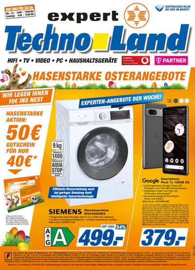 Angebote von Elektromärkte in Weinstadt | expert Techno Land flugblatt in expert Techno Land | 22.3.2024 - 5.4.2024