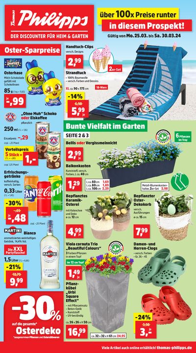 Angebote von Kaufhäuser in Vreden | Thomas Philipps flugblatt in Thomas Philipps | 23.3.2024 - 6.4.2024