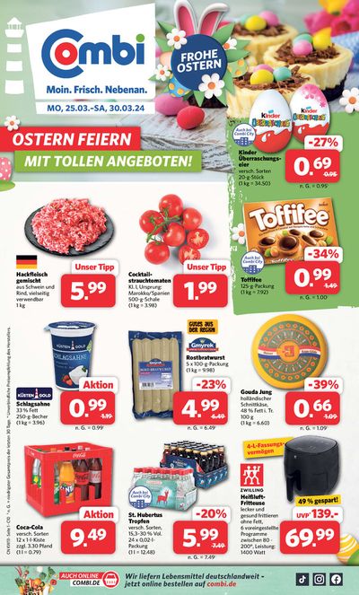 Angebote von Supermärkte in Garbsen | Markt - Angebote in Combi Markt | 24.3.2024 - 30.3.2024