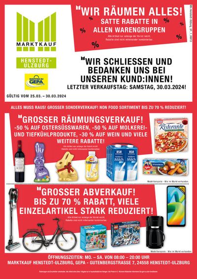 Angebote von Supermärkte in Henstedt-Ulzburg | Aktueller Prospekt in Marktkauf | 24.3.2024 - 7.4.2024
