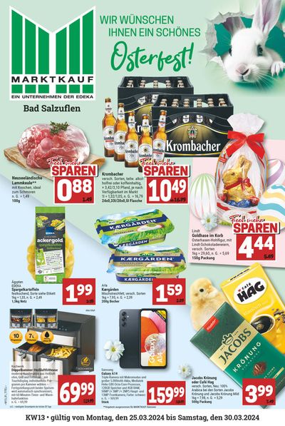 Angebote von Supermärkte in Bad Salzuflen | Aktueller Prospekt in Marktkauf | 24.3.2024 - 7.4.2024
