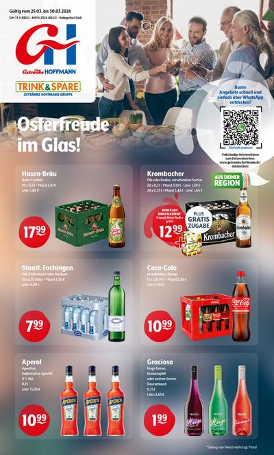 Angebote von Supermärkte in Essen | Trink und Spare flugblatt in Trink und Spare | 25.3.2024 - 30.3.2024