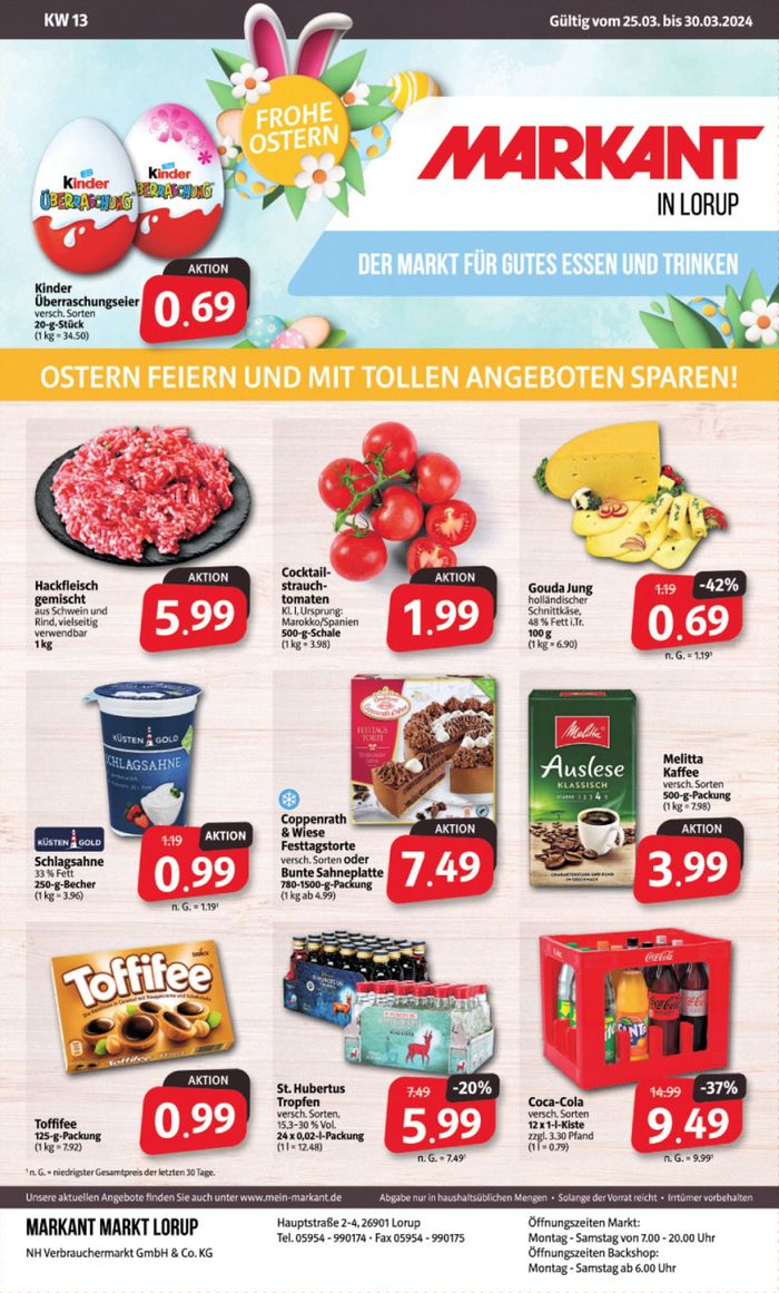 Markant Markt Katalog | Der Markt für gutes Essen und Trinken. | 24.3.2024 - 30.3.2024