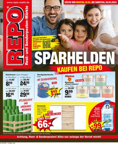 Angebote von Möbelhäuser in Cottbus | Repo Markt katalog in Repo Markt | 24.3.2024 - 7.4.2024