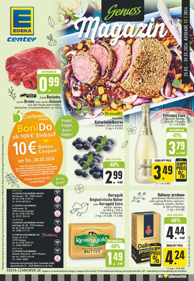 Angebote von Supermärkte in Krefeld | Edeka flugblatt in EDEKA | 24.3.2024 - 30.3.2024