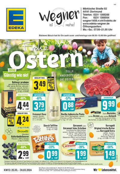 Angebote von Supermärkte in Dortmund | Edeka flugblatt in EDEKA | 24.3.2024 - 30.3.2024