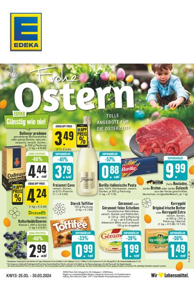 Angebote von Supermärkte in Viersen | Edeka flugblatt in EDEKA | 24.3.2024 - 30.3.2024