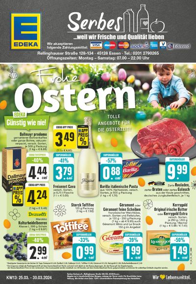 Angebote von Supermärkte in Essen | Edeka flugblatt in EDEKA | 24.3.2024 - 30.3.2024