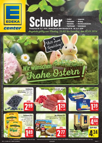 Angebote von Supermärkte in Zirndorf | Edeka flugblatt in EDEKA | 24.3.2024 - 30.3.2024