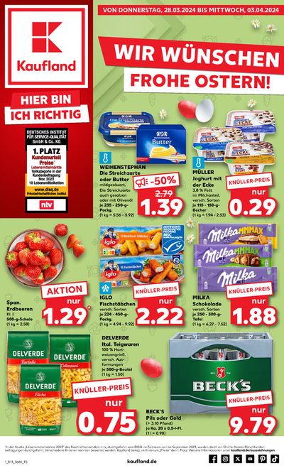 Angebote von Supermärkte in Weimar | Angebote Kaufland in Kaufland | 24.3.2024 - 3.4.2024