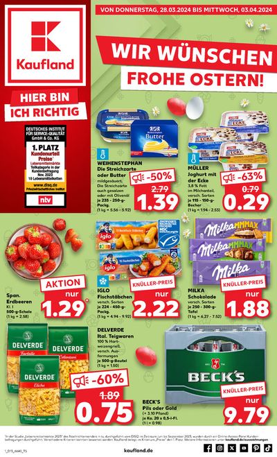 Angebote von Supermärkte in Augsburg | Angebote Kaufland in Kaufland | 24.3.2024 - 3.4.2024