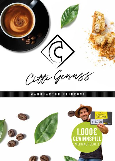 CITTI Markt Katalog | CITTI Genuss | 27.3.2024 - 15.10.2024