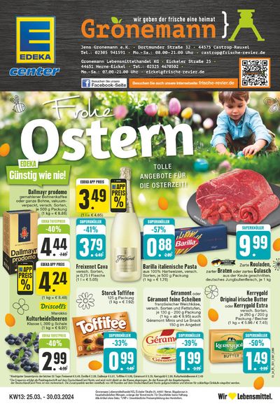 Angebote von Supermärkte in Castrop-Rauxel | Edeka flugblatt in EDEKA | 24.3.2024 - 30.3.2024