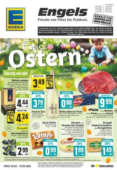 Angebote von Supermärkte in Troisdorf | Edeka flugblatt in EDEKA | 24.3.2024 - 30.3.2024