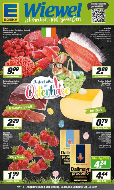 Angebote von Supermärkte in Münster | Edeka flugblatt in EDEKA | 24.3.2024 - 30.3.2024