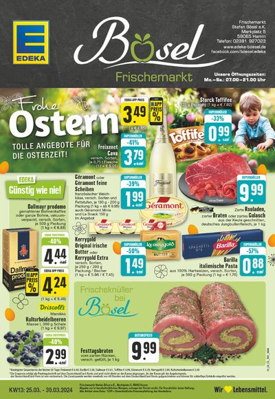 Angebote von Supermärkte in Hamm | Edeka flugblatt in EDEKA | 24.3.2024 - 30.3.2024