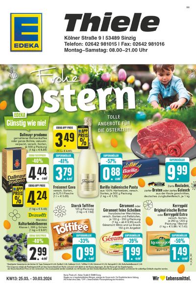 Angebote von Supermärkte in Bad Neuenahr-Ahrweiler | Edeka flugblatt in EDEKA | 24.3.2024 - 30.3.2024