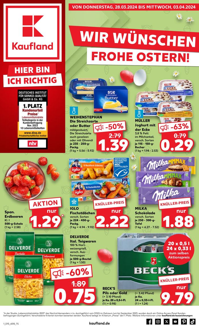 Kaufland Katalog in Bottrop | Angebote Kaufland | 28.3.2024 - 3.4.2024