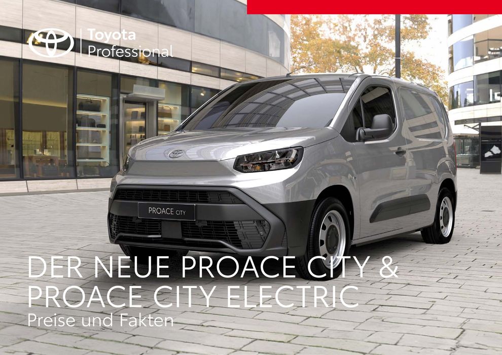 Toyota Katalog in Altenburg | Toyota Proace City / Proace City Electric | 27.3.2024 - 27.3.2025