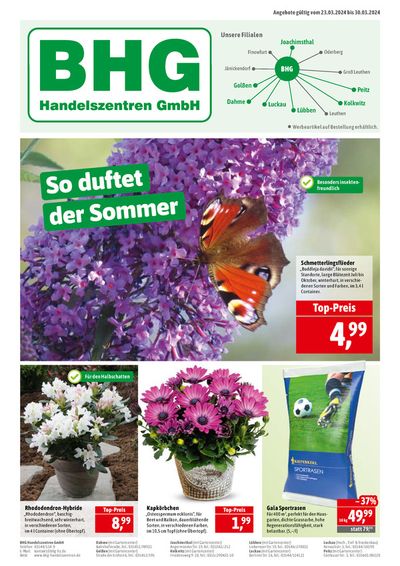 Angebote von Baumärkte und Gartencenter in Eberswalde | AKTUELLES PROSPEKT in BHG Handelszentren | 27.3.2024 - 30.3.2024