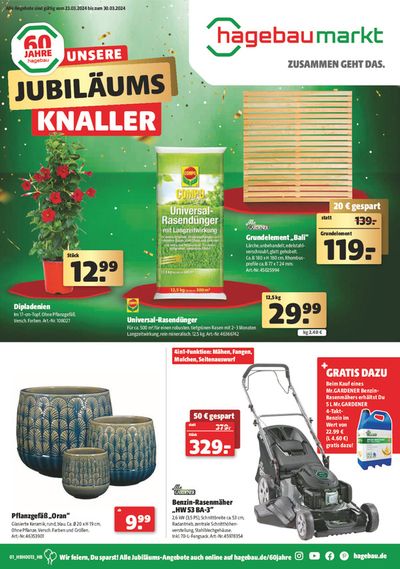 Angebote von Baumärkte und Gartencenter in Bramsche | Aktuelle Werbung! in hagebau Fachhandel | 27.3.2024 - 30.3.2024