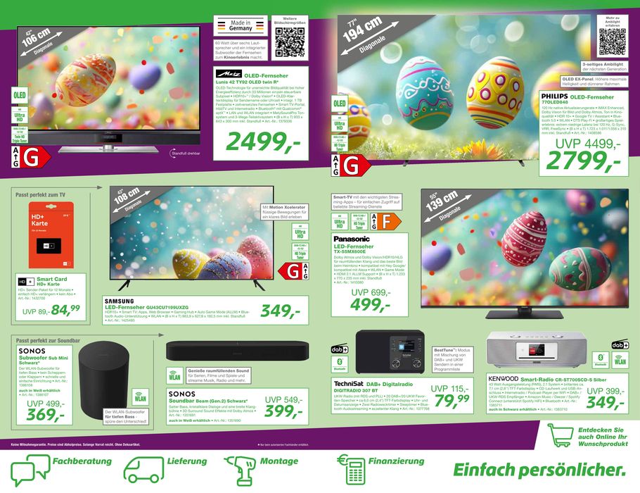 Electronic Partner EP Katalog in Düsseldorf | Electronic Partner EP flugblatt | 22.3.2024 - 6.4.2024