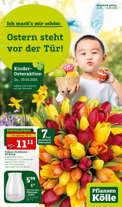 Angebote von Baumärkte und Gartencenter in Wiesbaden | Kinder-Osteraktion in Pflanzen Kölle | 28.3.2024 - 31.3.2024