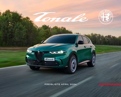 Alfa Romeo Katalog in Königs Wusterhausen | Alfa Romeo Tonale | 30.3.2024 - 30.3.2025