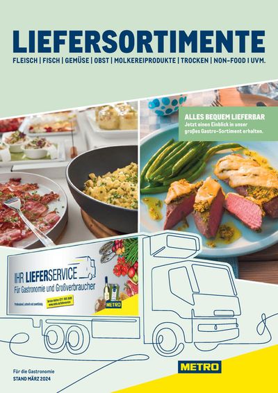 Angebote von Supermärkte in Lingen (Ems) | Sortimentskatalog Lieferservice in Metro | 3.4.2024 - 17.4.2024