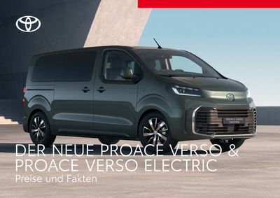 Toyota Katalog in Bünde (Nordrhein-Westfalen) | Toyota Proace Verso/Proace Verso Electric | 6.4.2024 - 6.4.2025