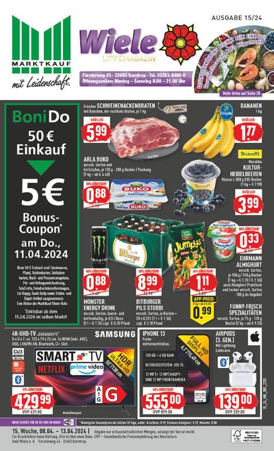 Marktkauf Katalog in Barntrup | Aktueller Prospekt | 7.4.2024 - 21.4.2024