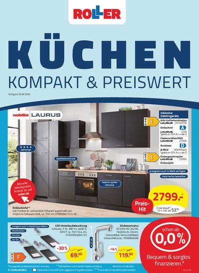 Angebote von Möbelhäuser in Düsseldorf | ROLLER flugblatt in ROLLER | 9.4.2024 - 23.4.2024