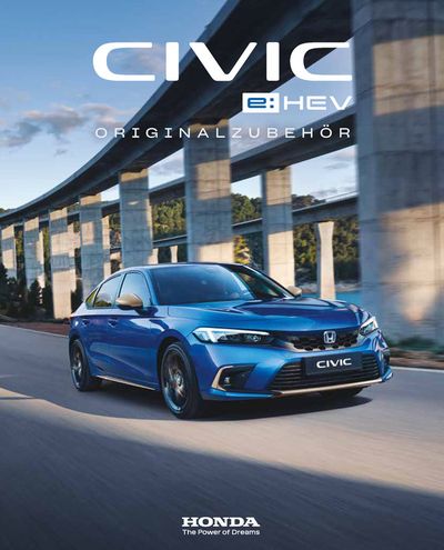 Honda Katalog | Honda CIVIC ZUBEHÖRBROSCHÜRE | 9.4.2024 - 9.4.2025