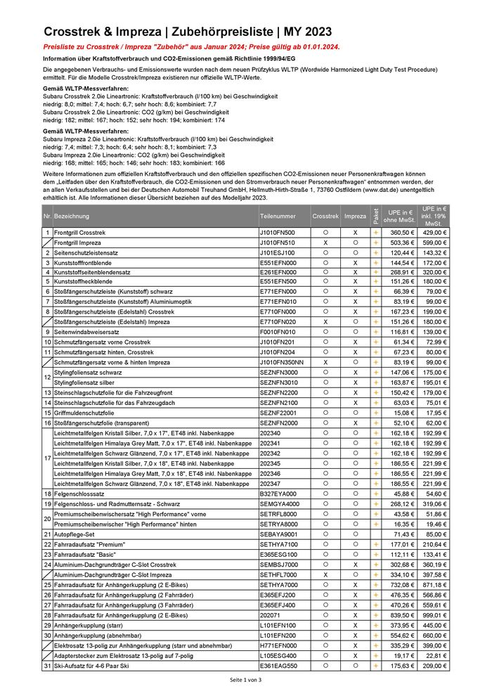 Subaru Katalog in Kamen | NEU: Crosstrek | 9.4.2024 - 9.4.2025