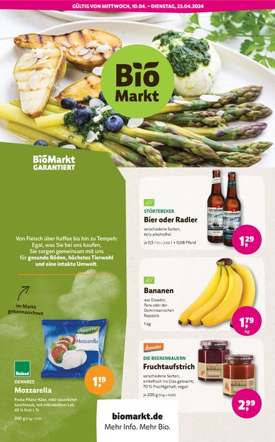 Angebote von Supermärkte in Jena | AKTUELLE ANGEBOTE in BioMarkt | 10.4.2024 - 23.4.2024