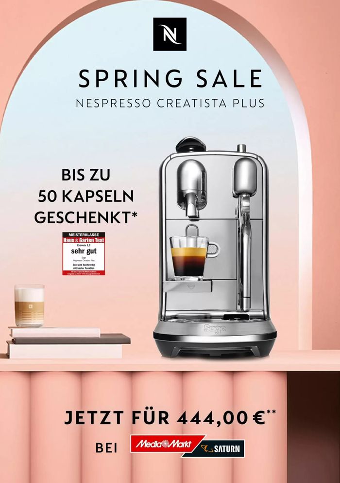 Nespresso Katalog in Hannover | SPRING SALE | 9.4.2024 - 30.4.2024