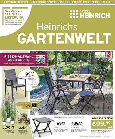 Angebote von Möbelhäuser in Hennef (Sieg) | Möbel Heinrich flugblatt in Möbel Heinrich | 10.4.2024 - 1.5.2024