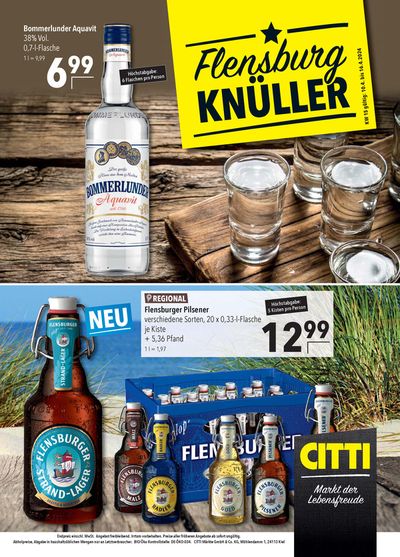 Angebote von Supermärkte in Flensburg | Flensburg Knüller in CITTI Markt | 10.4.2024 - 16.4.2024