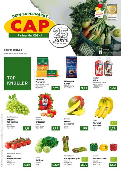 Angebote von Supermärkte in Vaihingen an der Enz | CAP Markt Angebot in CAP Markt | 15.4.2024 - 20.4.2024