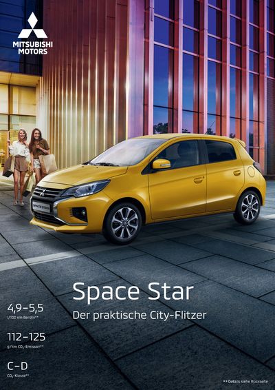 Mitsubishi Katalog in Berlin | Space Star | 12.4.2024 - 12.4.2025