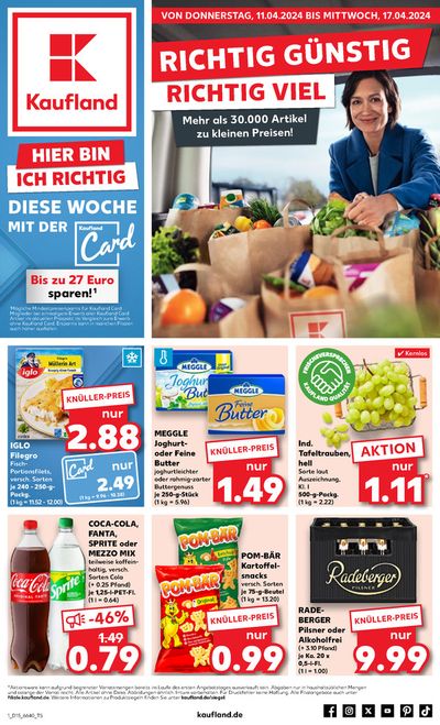 Angebote von Supermärkte in Metzingen | Angebote Kaufland in Kaufland | 11.4.2024 - 17.4.2024