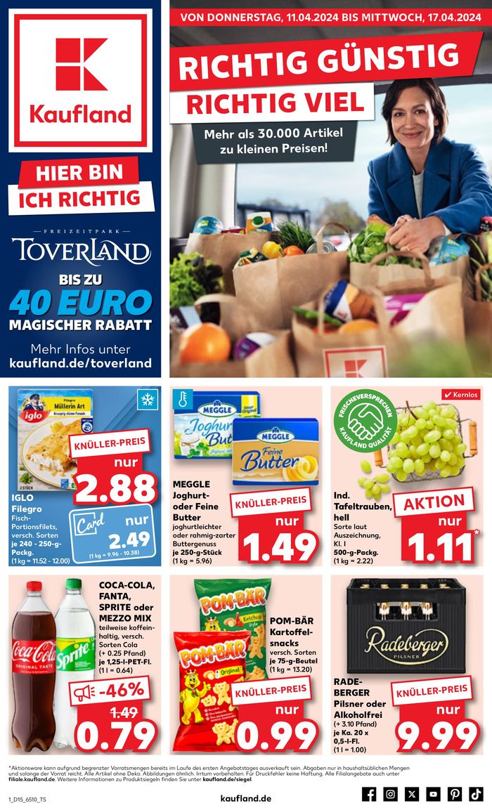Kaufland Katalog in Erkelenz | Angebote Kaufland | 11.4.2024 - 17.4.2024
