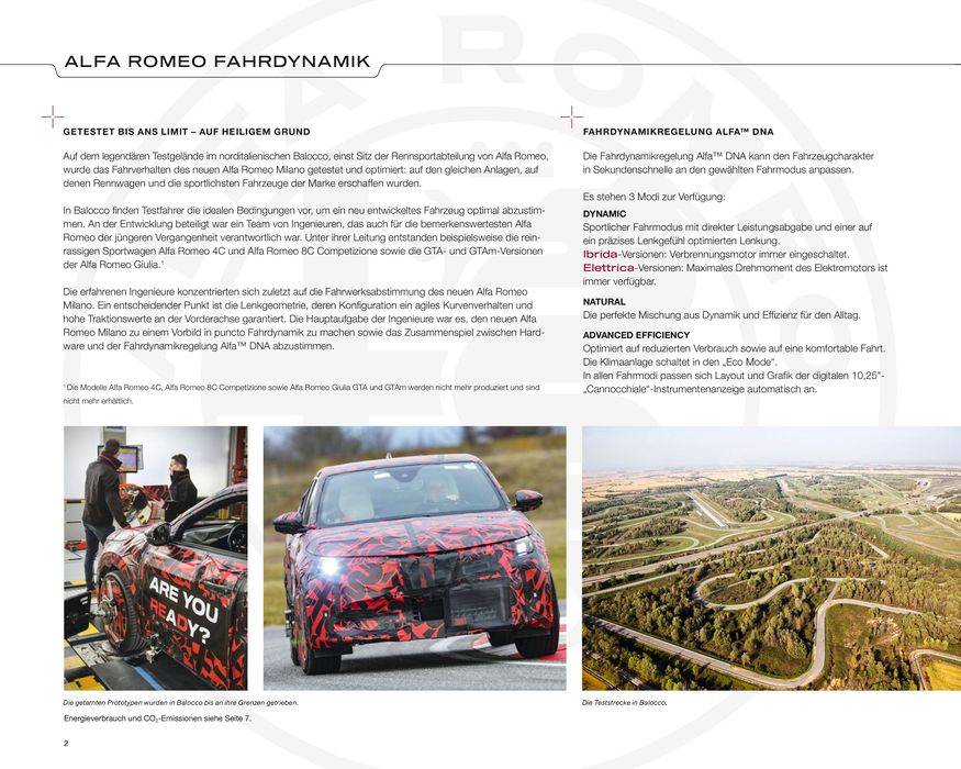 Alfa Romeo Katalog in Königs Wusterhausen | Alfa Romeo Neu: milano | 13.4.2024 - 13.4.2025